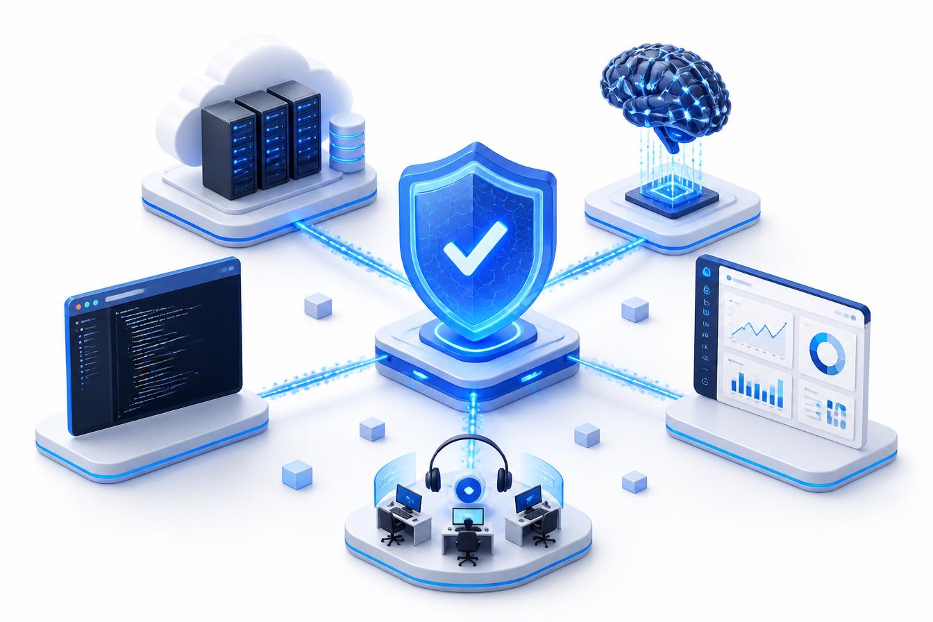 TerraSecure unified security and operations dashboard
