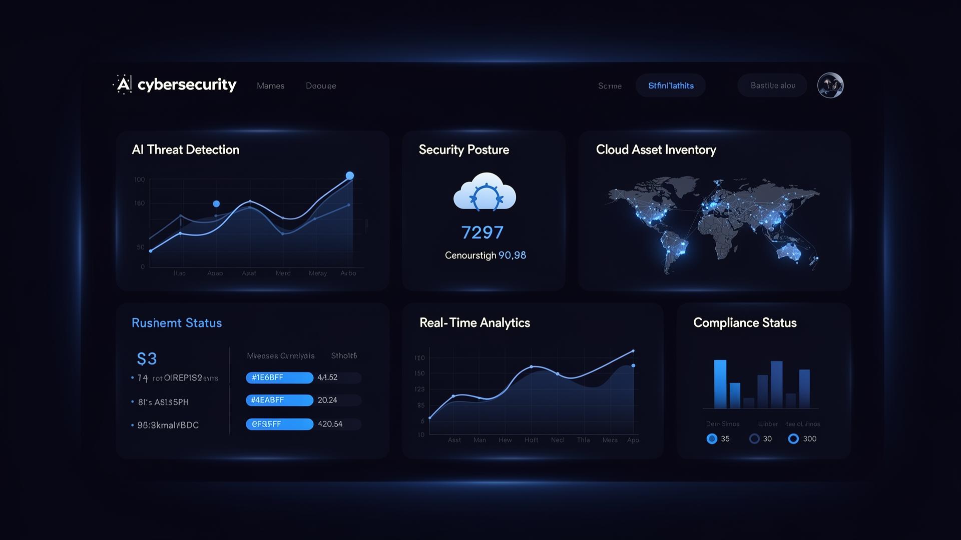 TerraSecure unified security and operations dashboard